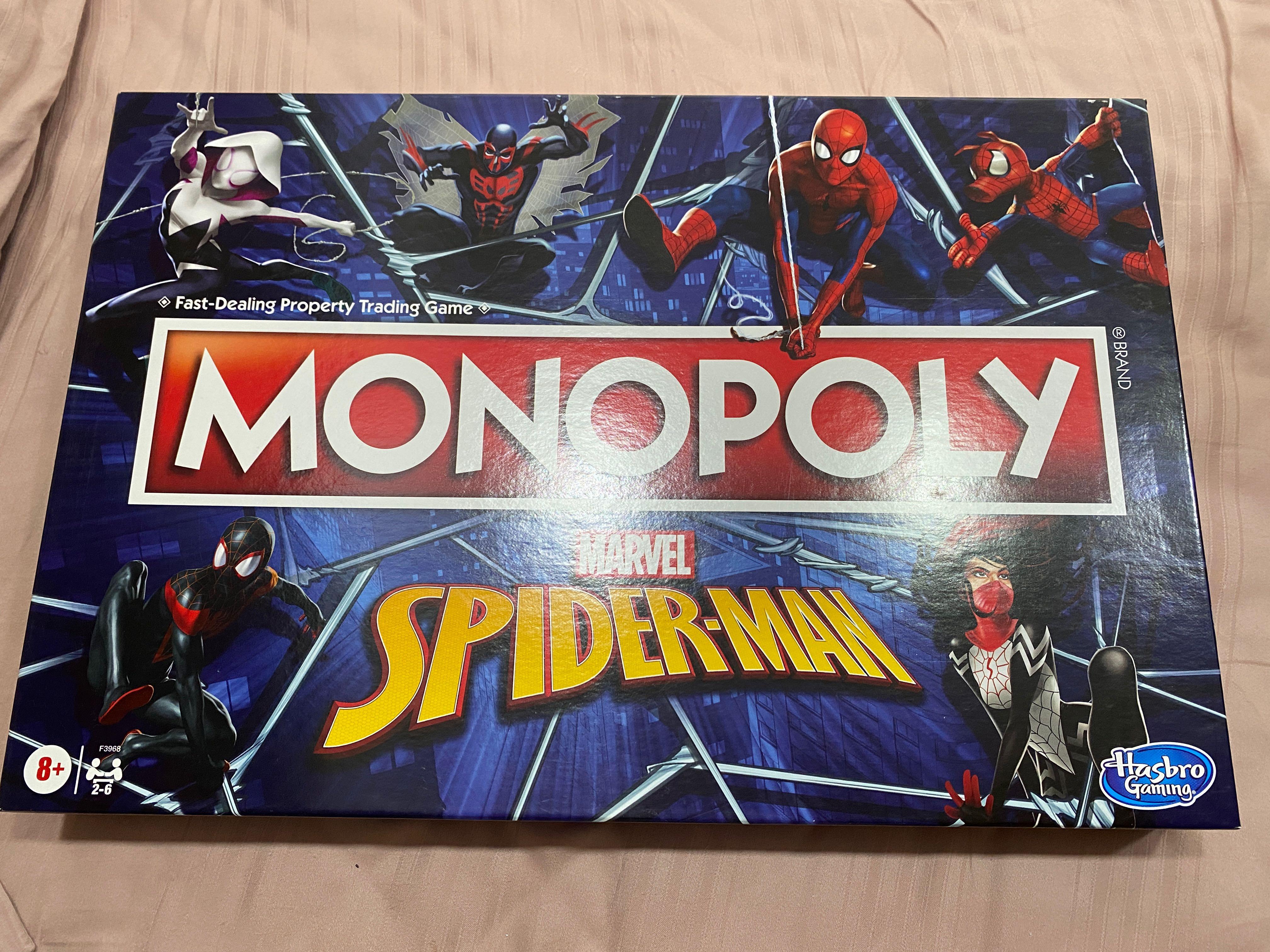 Monopoly Spiderman, Hobbies & Toys, Toys & Games on Carousell
