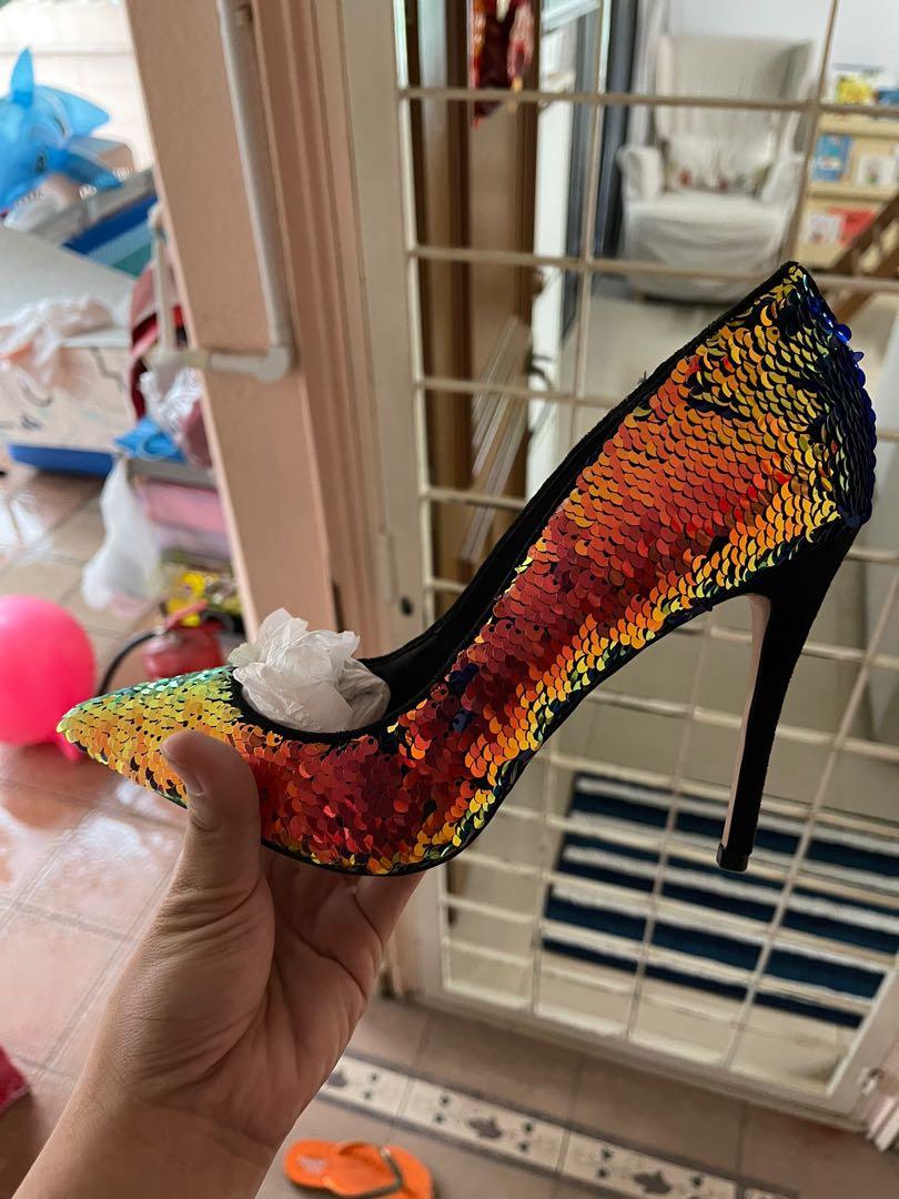 Mermaid discount sequin heels