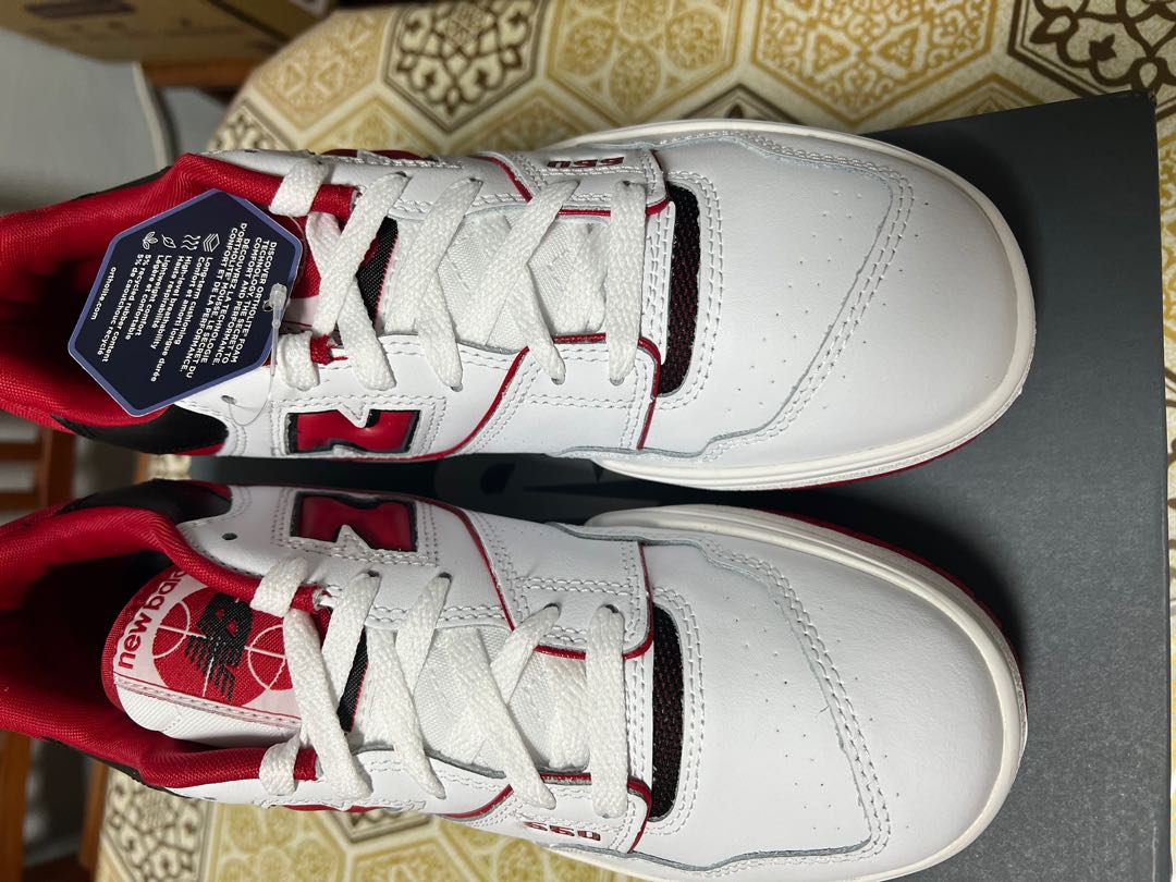 Red black and white new balance outlet