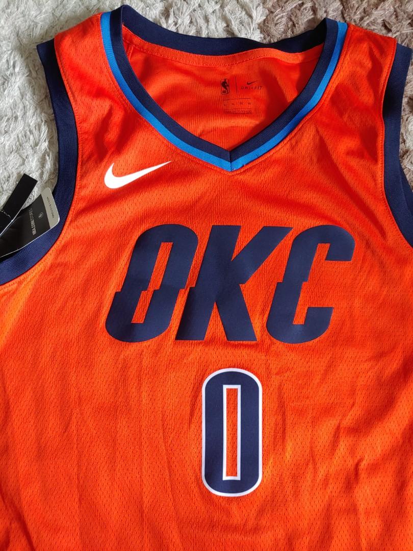 Okc westbrook outlet orange jersey