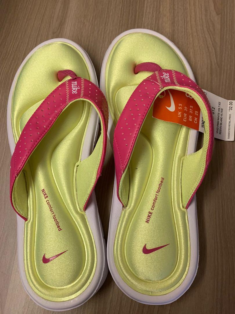 Nike comfort footbed flip flops women's uk on sale