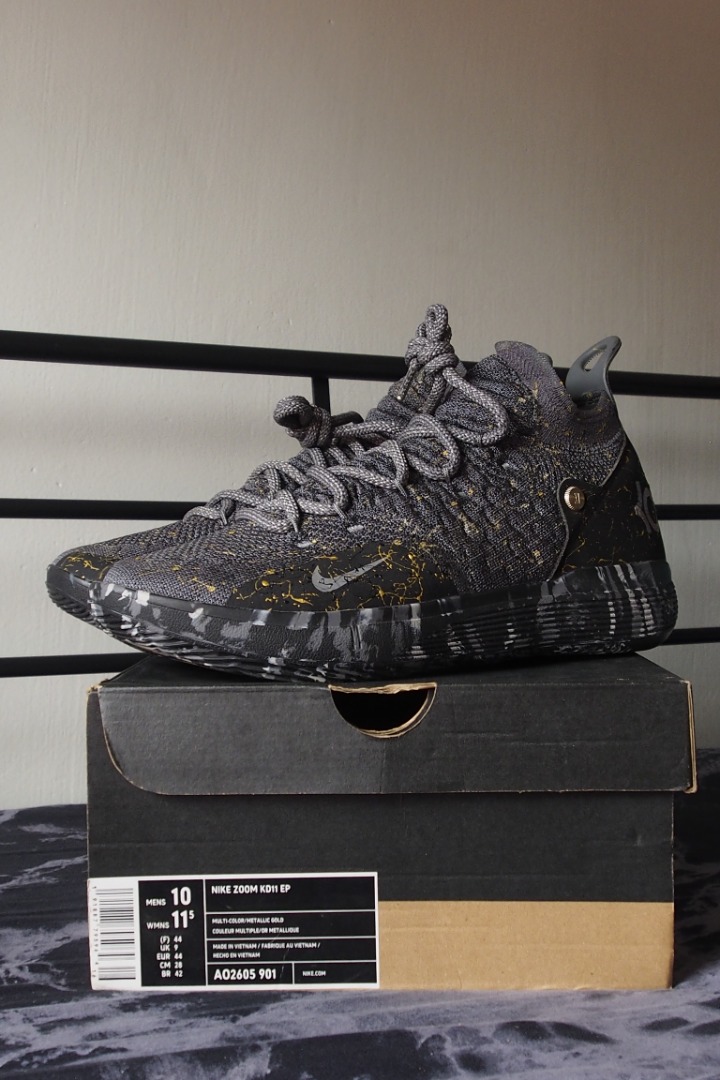 Kd 11 Gold Splatter, Men's Fashion, Footwear, Sneakers on Carousell