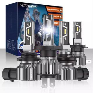 NOVSIGHT H11 H7 H8 H9 H16 HB3 9005 HB4 9006 Super Bright LED CSP 10000 lumens LMS
