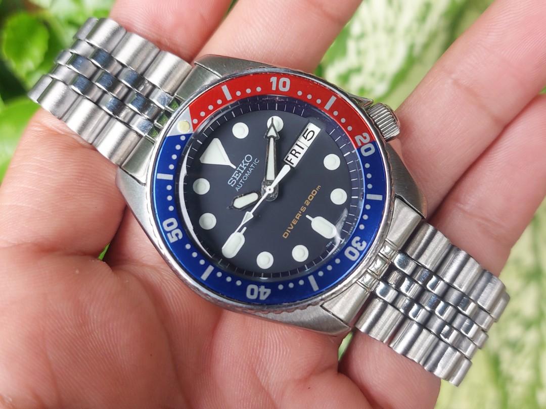 Original Pre-owned Seiko SKX015 Blue Dialed Automatic Diver's Watch, Men's  Fashion, Watches & Accessories, Watches on Carousell