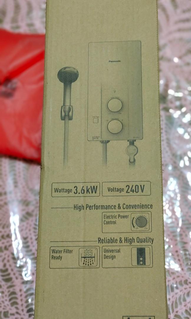 Panasonic Water heater (No pump), Furniture & Home Living, Bathroom