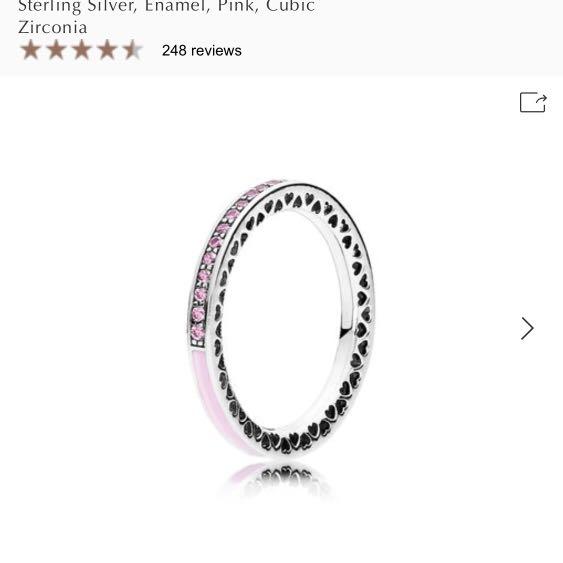 Pandora Pink Ring Band