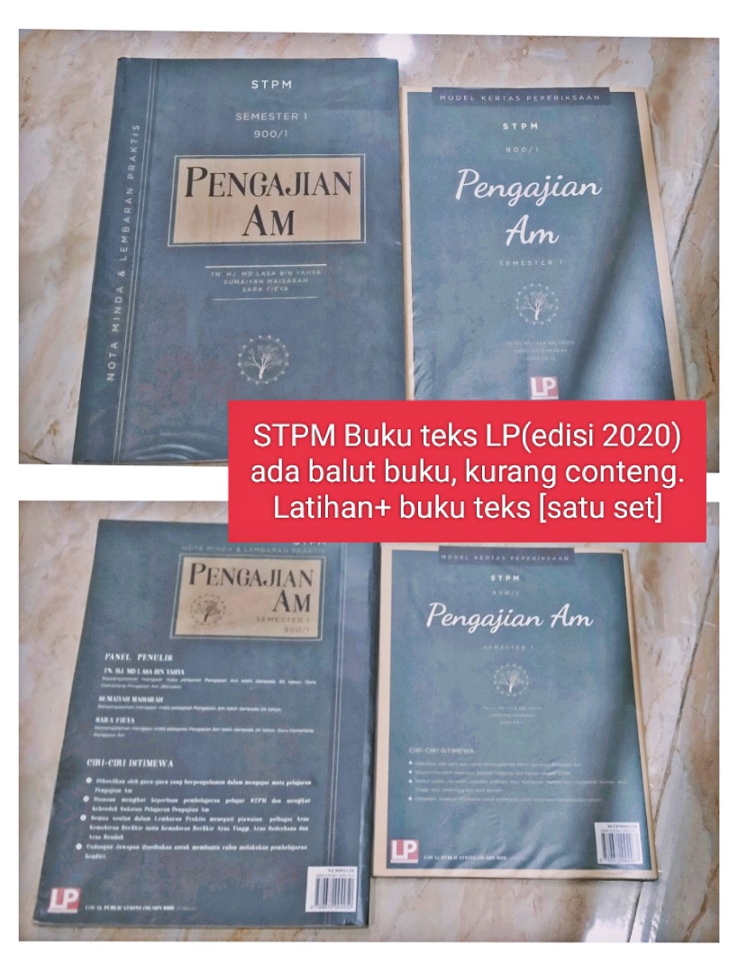 Sem 1 Pengajian Am Buku teks + Latihan (satu set) STPM edisi 2020