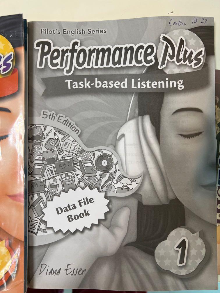 Performance plus task based listening, 興趣及遊戲, 書本 & 文具, 教科書 - Carousell