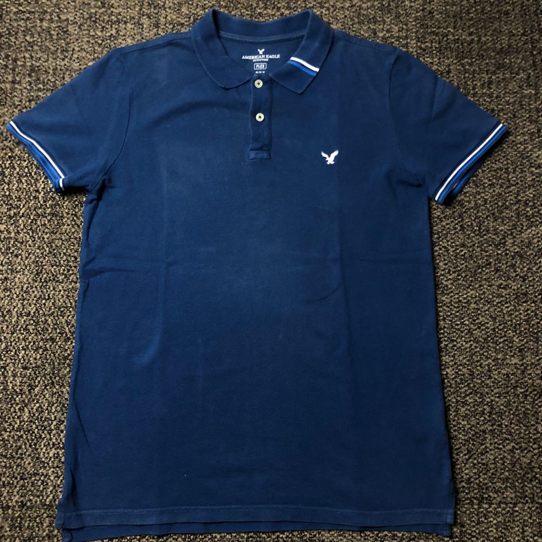 Polo Shirt american eagle size M fit L Fesyen Pria Pakaian