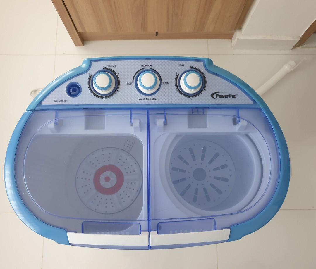 PowerPac 2in1 Mini Washing Machine, TV & Home Appliances, Washing