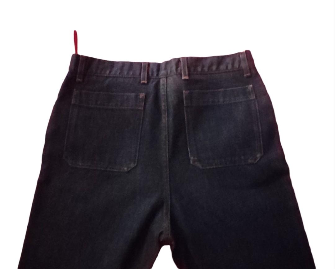 Prada denim pants (Category: Luxury Apparel) located in Paranaque City. Submitted by 05.11minimalist (Listing ID 1176816209, Image 2). Description: Prada denim jeans pants. Blue denim. Size 46 on tag. Made in Italy. Button fly. Unaltered length. In very good condition..