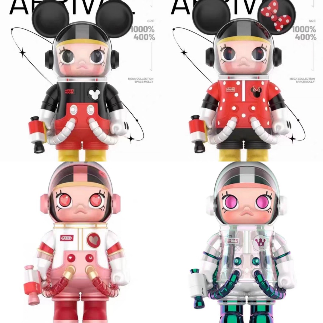 POPMARTMEGA コレクション400％ SPACE MOLLY Minnie Mouse
