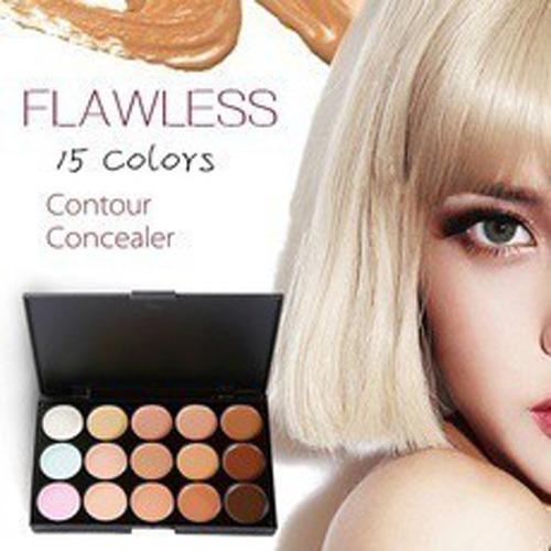 Professional 15 Color Concealer Palette Make Up Cream Camouflage