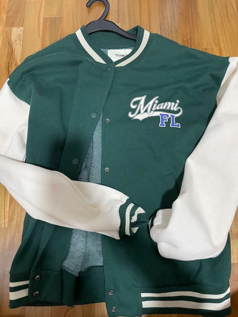 Pull and bear varsity jacket, Women's Fashion, Tops, Longsleeves on