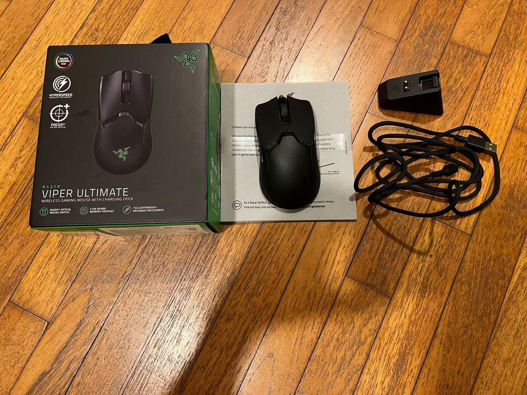 Razer Viper Ultimate With Charging Dock Ok Condition Computers Tech Parts Accessories Mouse Mousepads On Carousell