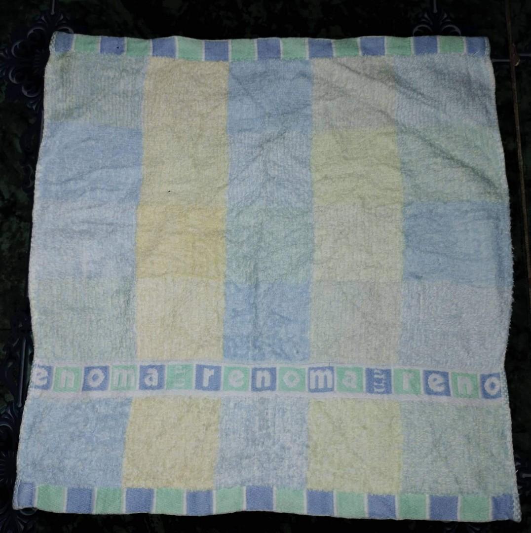 RENOMA FACE TOWEL 14×14 (Category: Towels, Napkins & Holders) located in Cagayan de Oro. Submitted by mmmdshop (Listing ID 1176801299, Image 1). Description: Large face towel 14x14 from Japan slightly used to good as new. JAPAN SOURCE. CHECKOUT OUR FB PAGE "HOUSE OF SCARVES COLLECTION"..