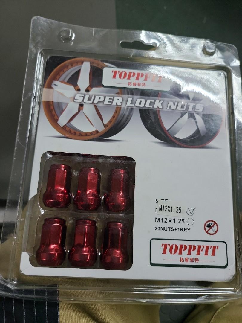 Rim lock nuts, Car Accessories, Tyres & Rims on Carousell