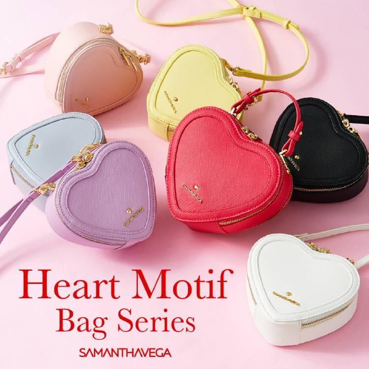 代購)日本Samantha Vega 心型單肩迷仔包手袋Mini Heart Motif Shoulder