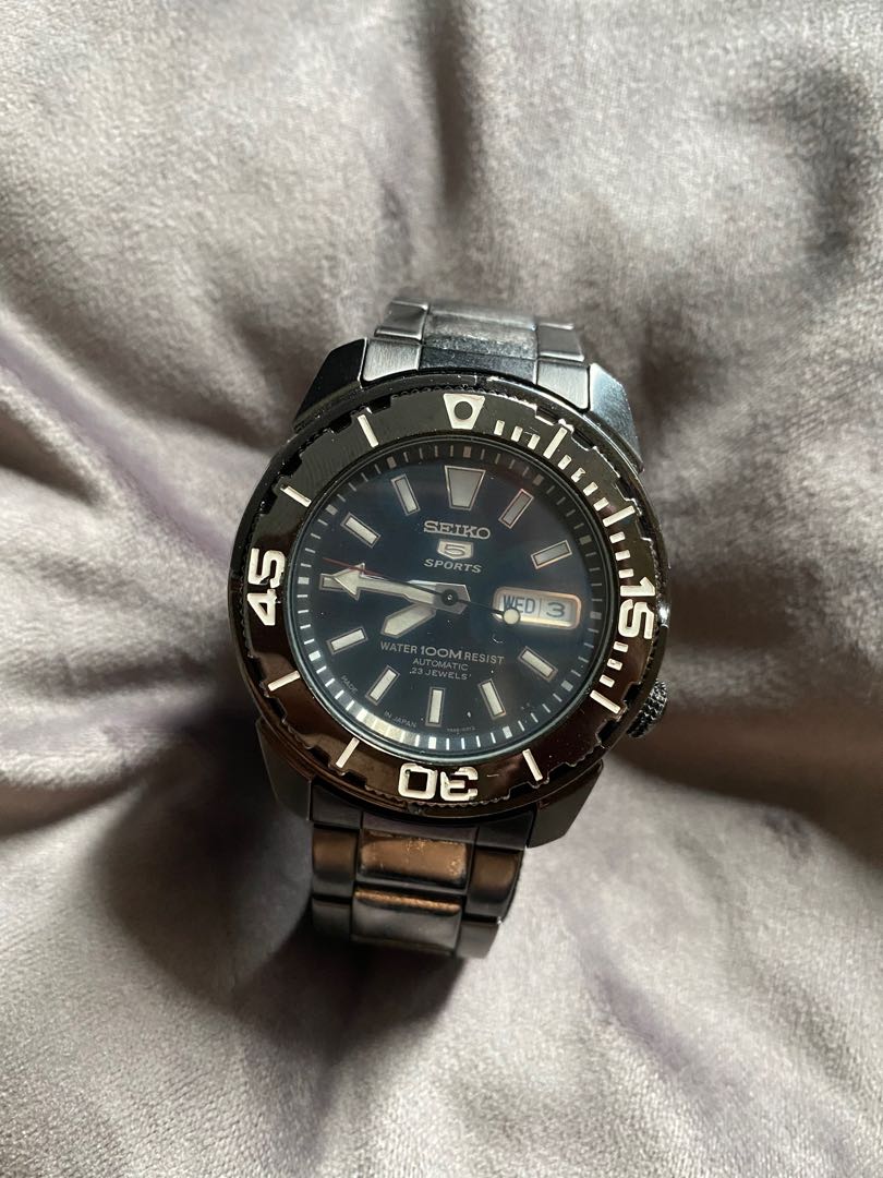 Seiko 5 Sports Automatic Watch 23 Jewels, Men's Fashion, Watches &  Accessories, Watches on Carousell