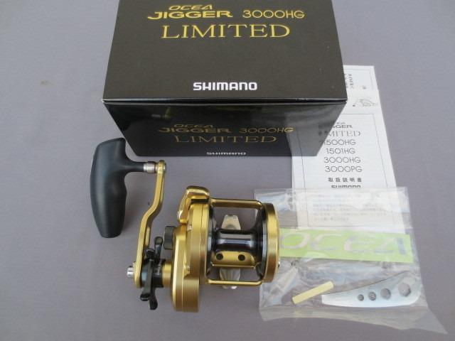 SHIMANO OCEA JIGGER 3000HG LIMITED 捲線器, 運動產品, 釣魚- Carousell