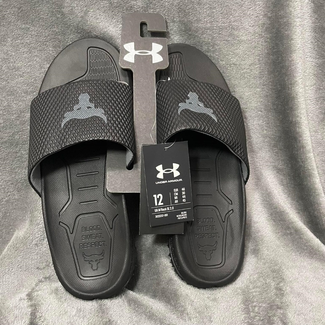 Under armour rubber sandals hot sale