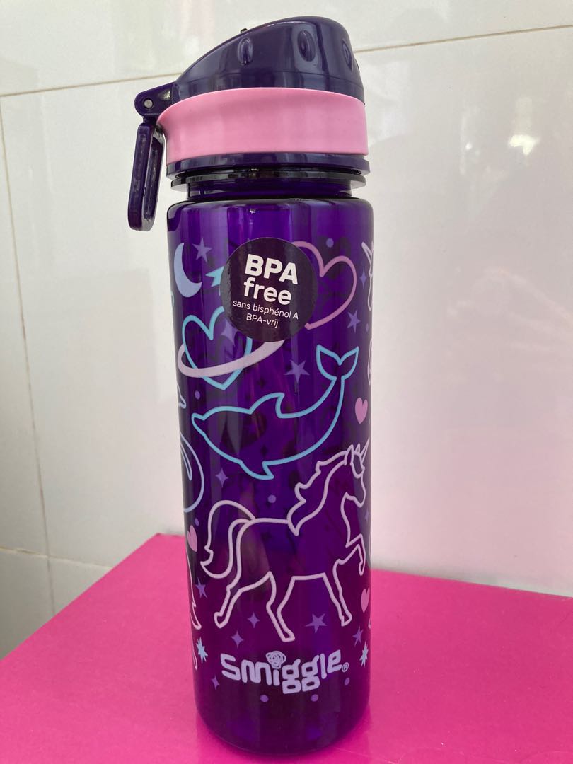 Smiggle Water Bottle Unicorn Furniture And Home Living Kitchenware And Tableware Water Bottles 8355