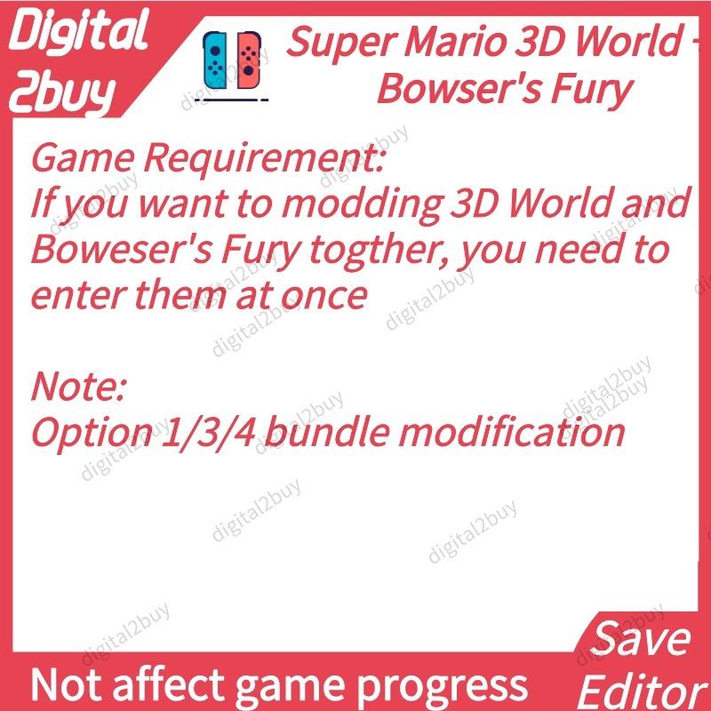 Super Mario 3D World + Bowser's Fury Save Editor SM3WBF Save Modding ...