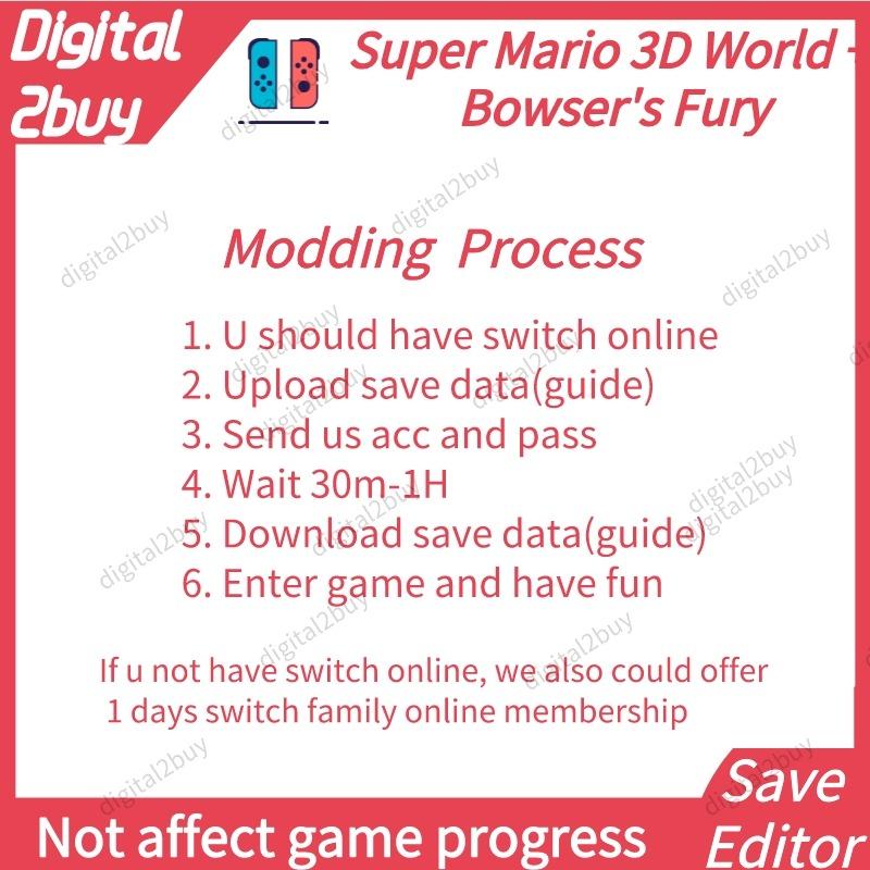 Super Mario 3D World + Bowser's Fury Save Editor SM3WBF Save Modding ...