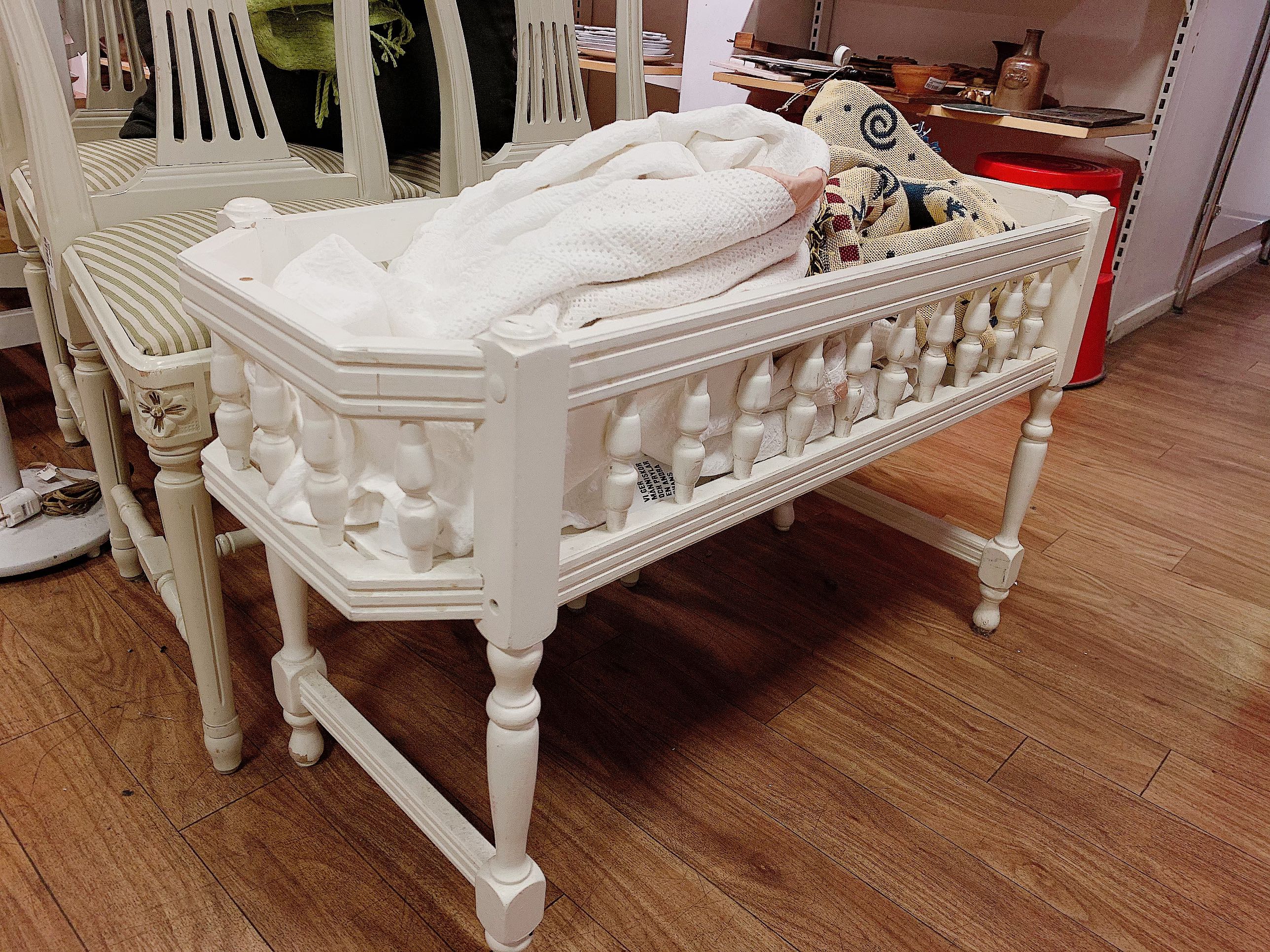 Gustavian crib best sale