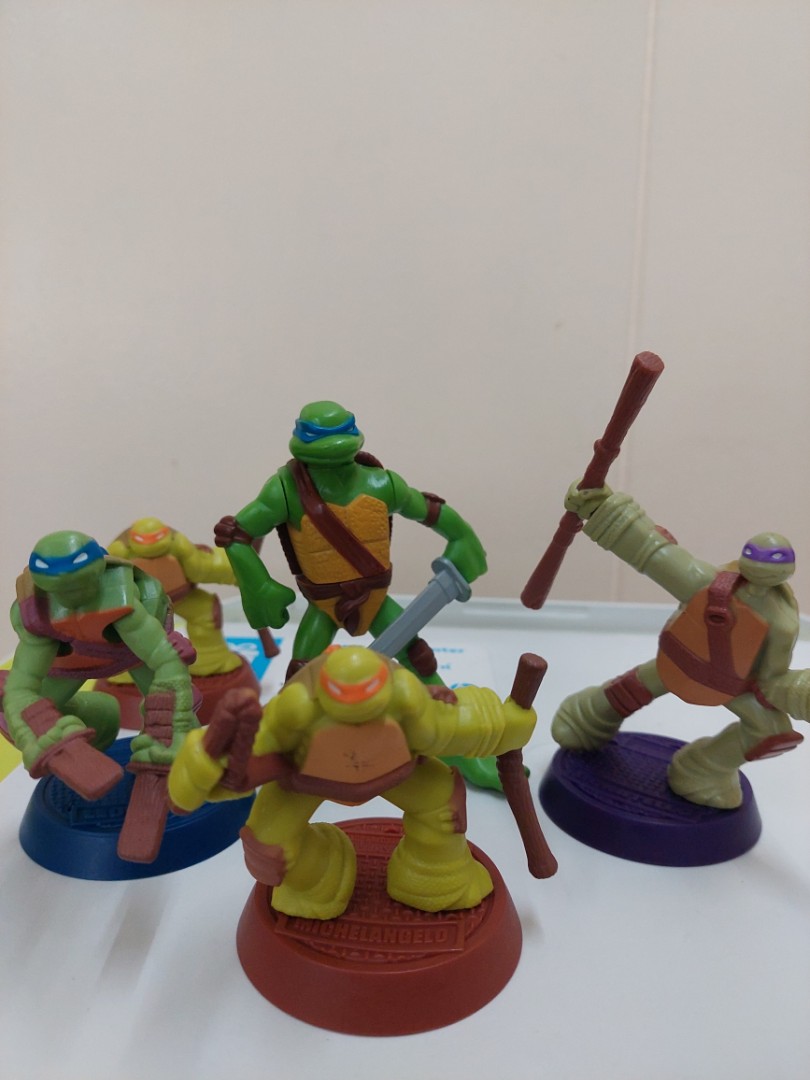 Teenage Mutant Ninja Turtles Mcdonalds Happy Meal Toys, Hobbies & Toys