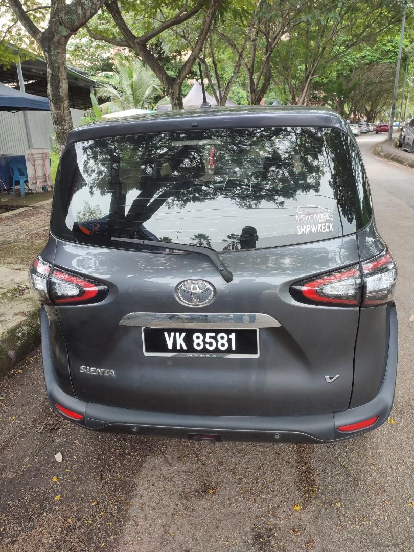 Toyota Sienta V 7 Seat MPV Car Power Sliding Door, Cars, Cars for Sale on Carousell