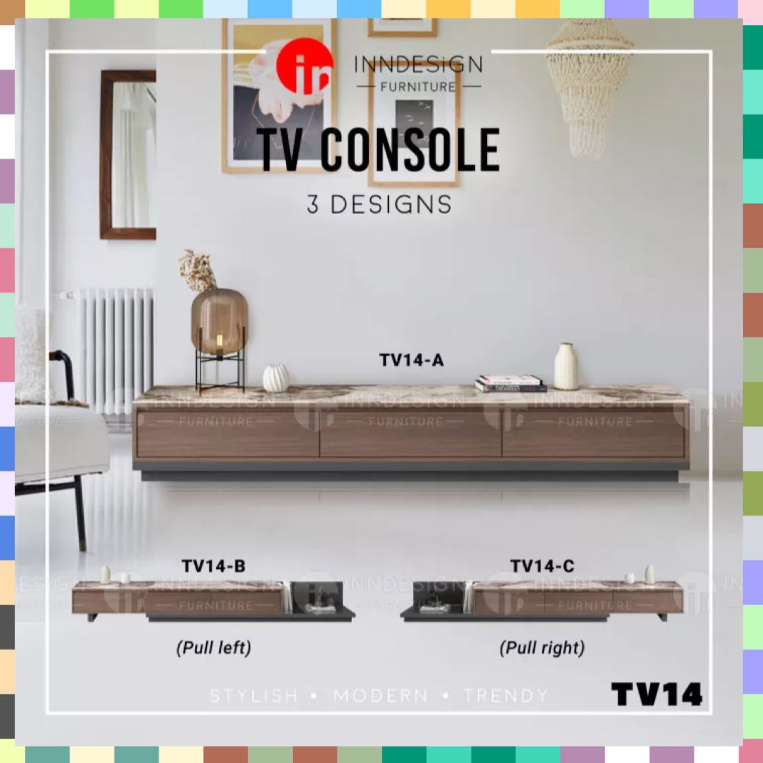 TV Console fully assembled, Furniture & Home Living, Furniture, TV