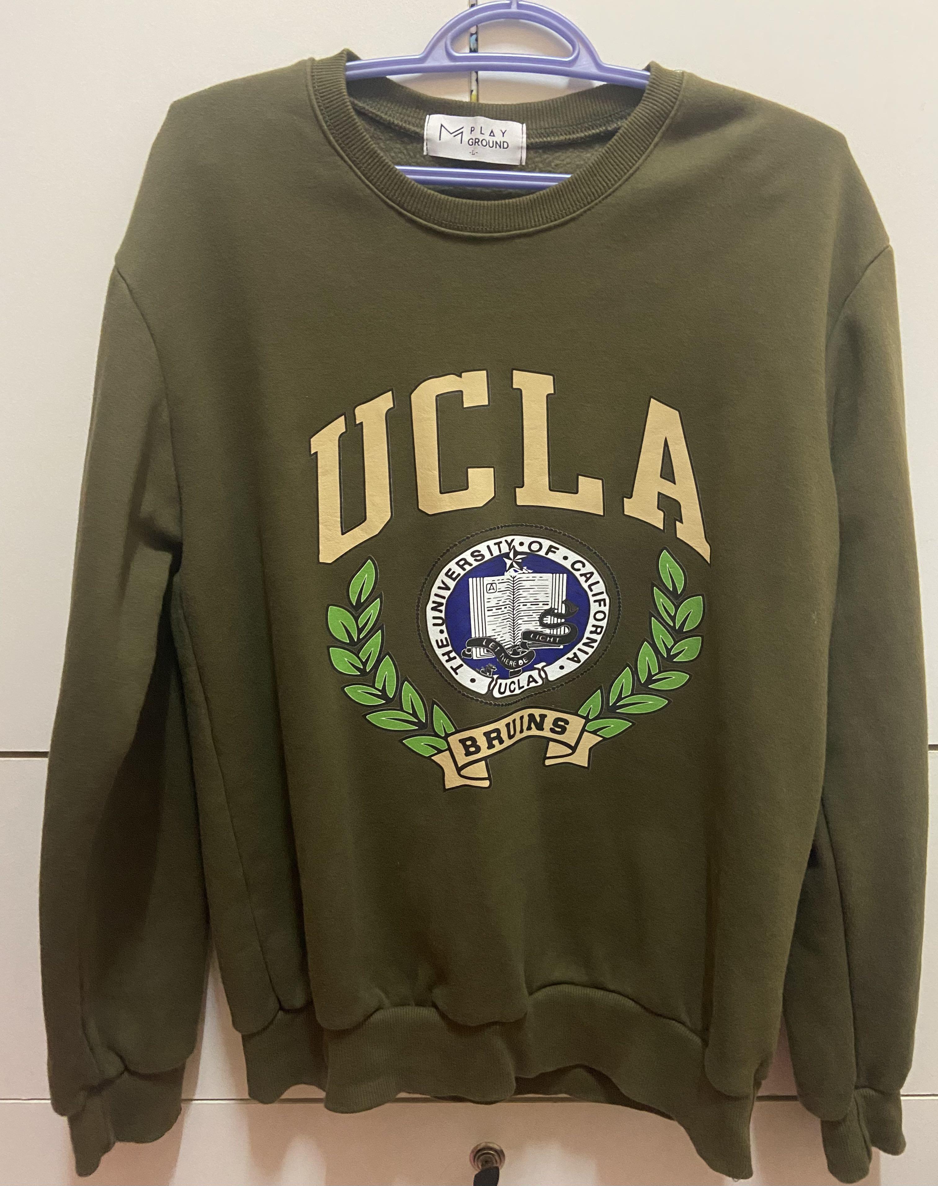 Oversized Printed Sweatshirt - Dark brown/UCLA - Ladies