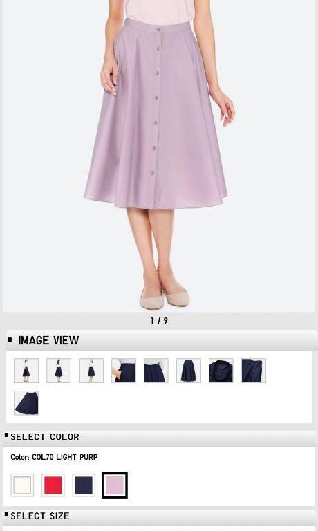 Front button 2024 circular skirt
