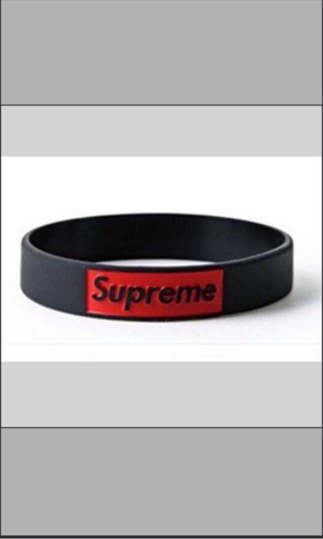 Supreme sales silicone bracelet