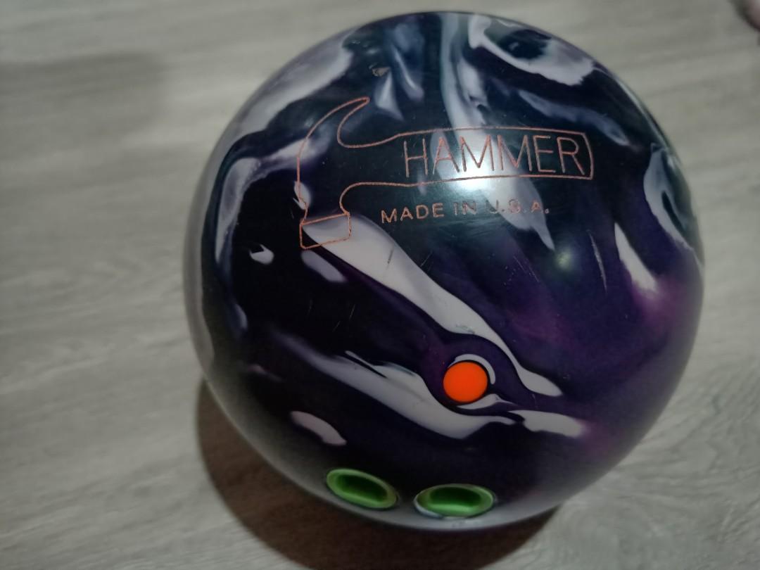 Used hammer statement bowling ball, Sports Equipment, Sports & Games