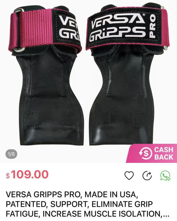Versa gripps pro SM Pink colour, Health & Nutrition, Braces, Support