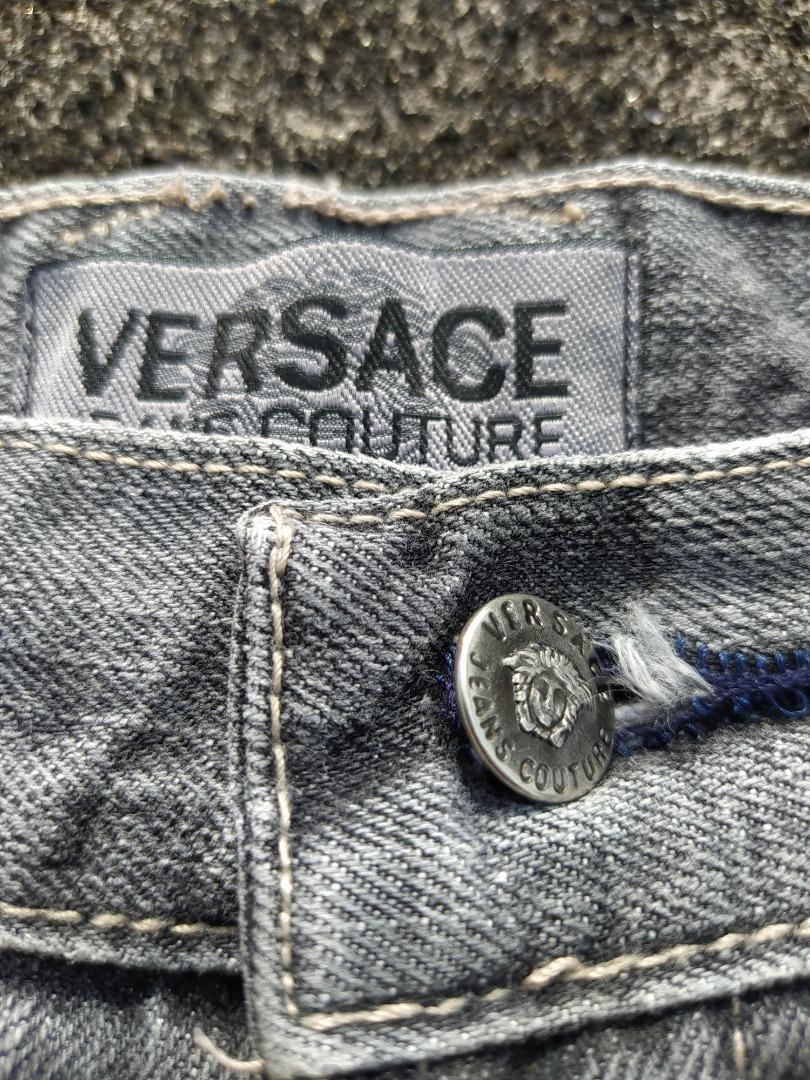 Versace Jeans Couture Buttoned Down Denim Jeans