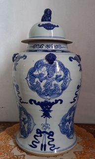 Vintage porcelain jar