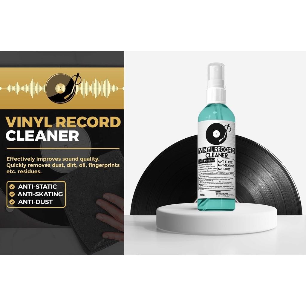 Vinyl Record Cleaner LP Cleaning Solution 200ml Pencuci Piring Hitam