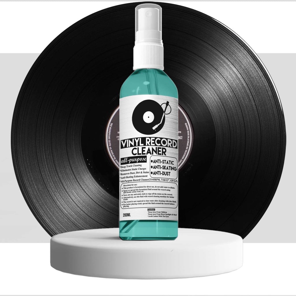 Vinyl Record Cleaner LP Cleaning Solution 200ml Pencuci Piring Hitam