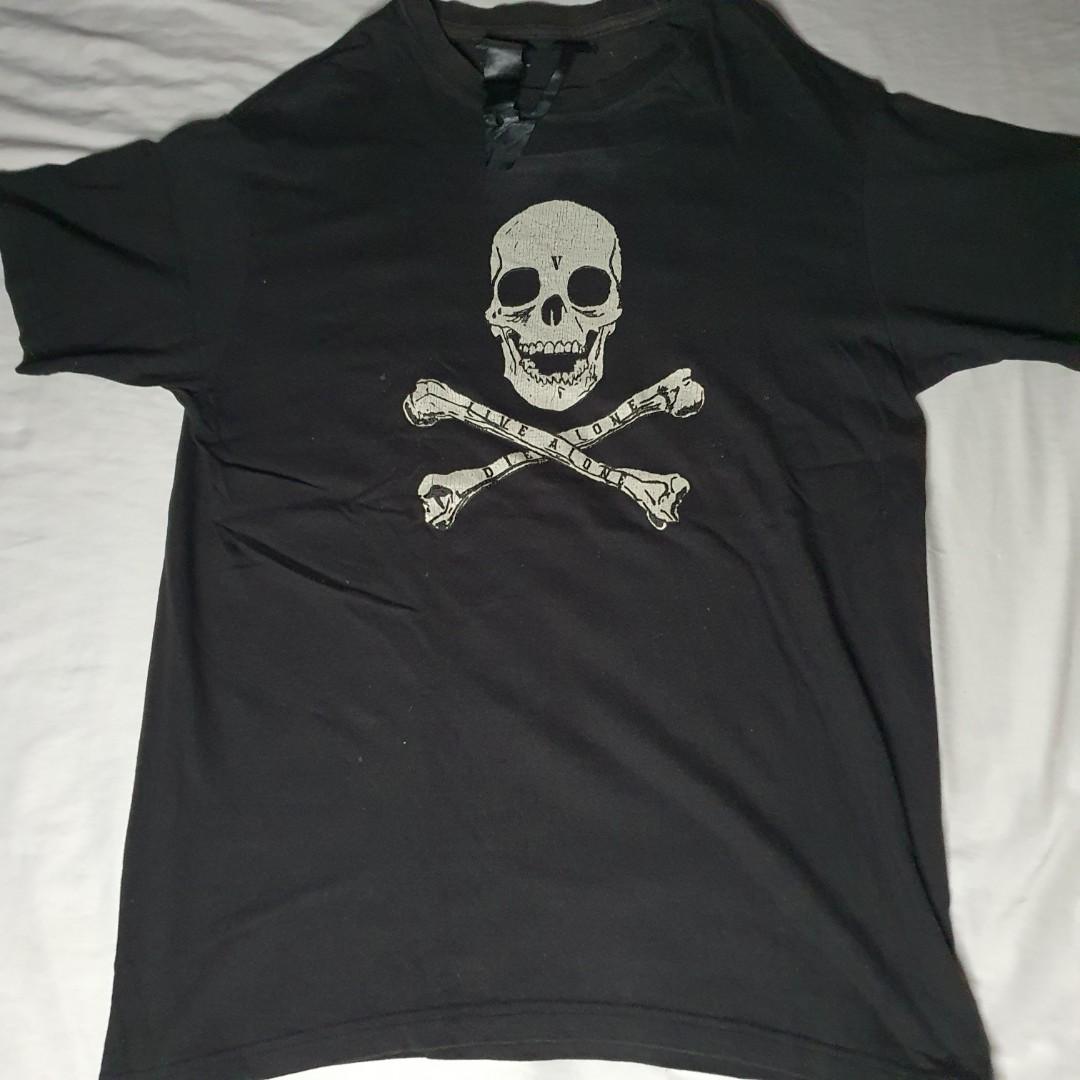vlone skull tee Men s Fashion Tops Sets Tshirts Polo Shirts on Carousell