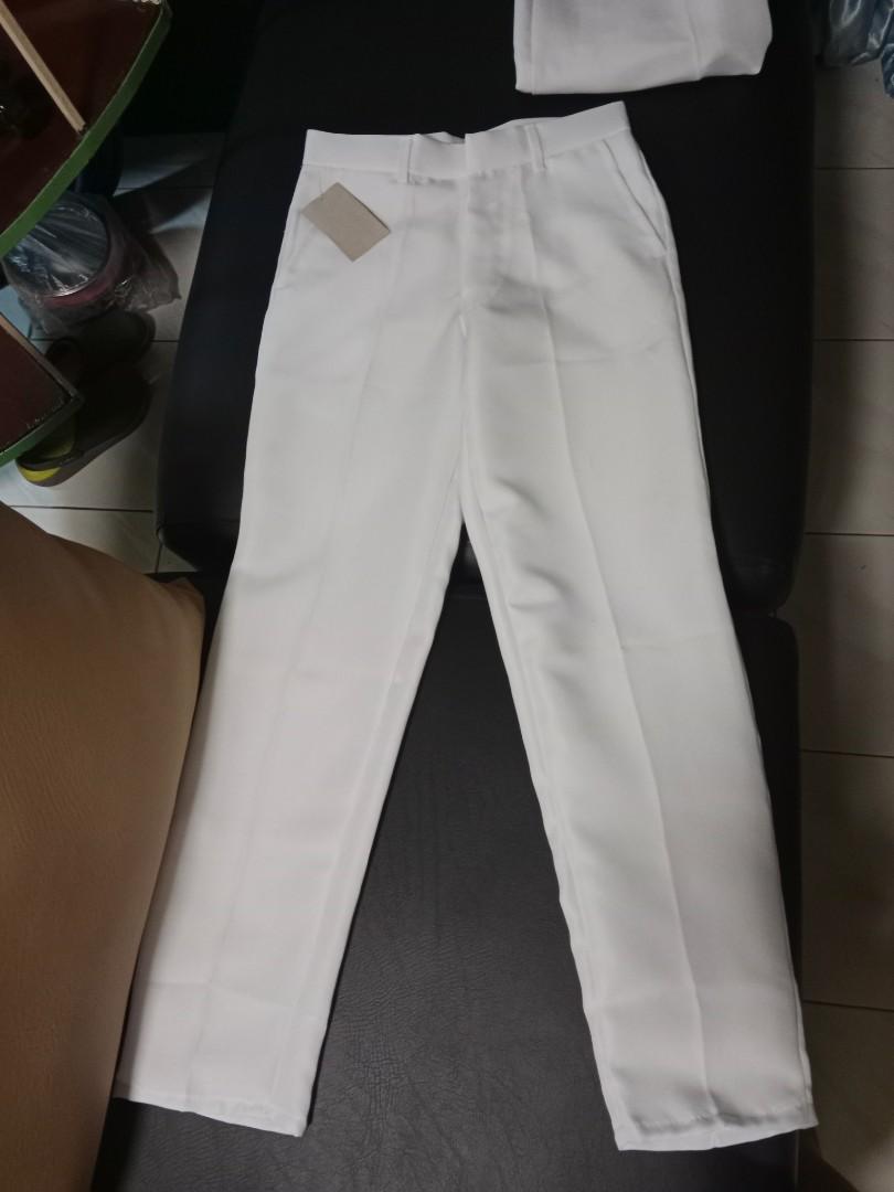 Well Off White Slacks Women S Fashion Bottoms Other Bottoms On Carousell