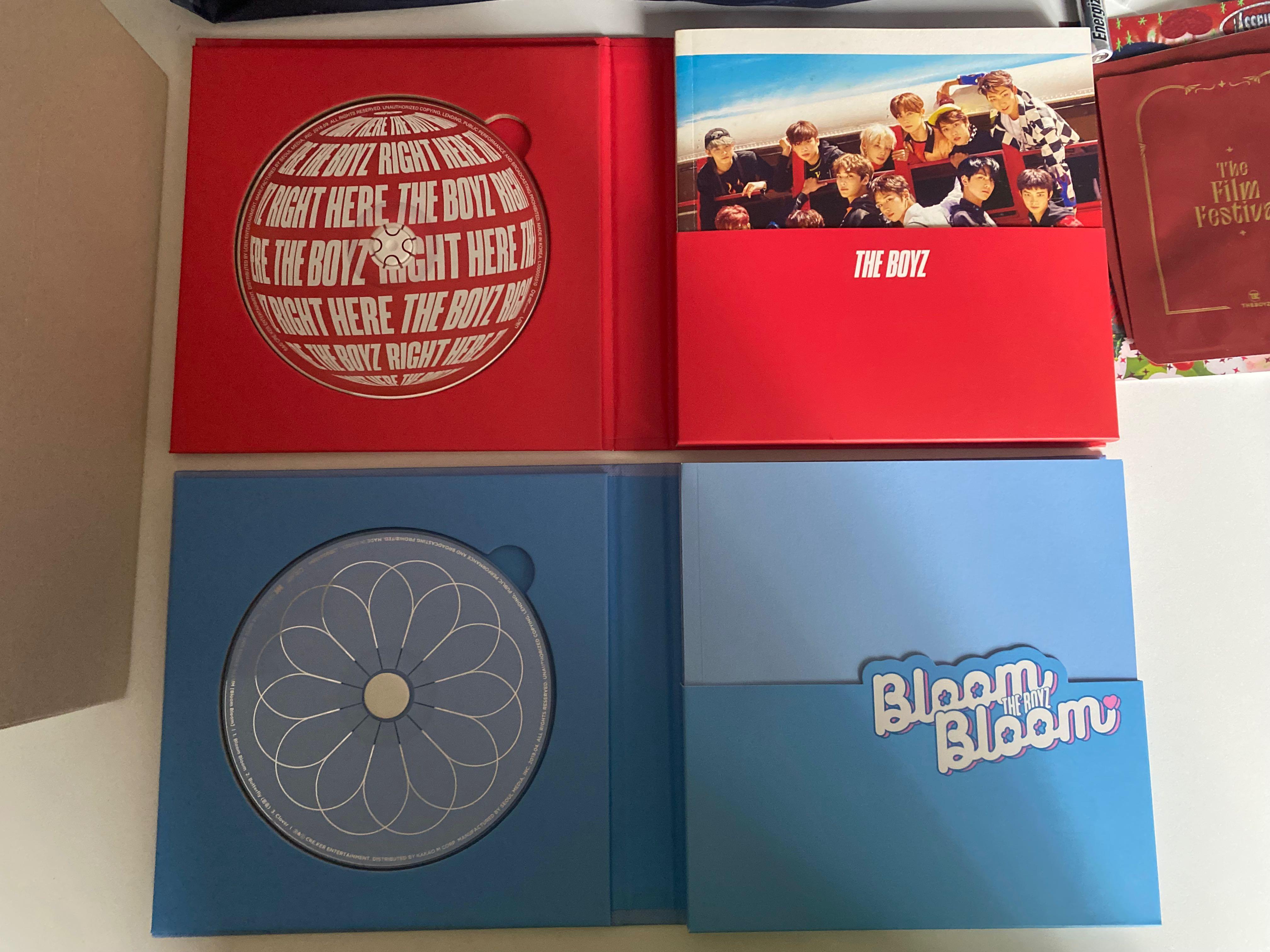 wts] the boyz albums clearance !! (right here, bloom bloom, ddd 