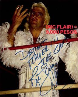 WWE / Wrestling Collectibles - RIC FLAIR (DIRTIEST PLAYER) WITH COA (AUTOGRAPH SIGN) 🖊️