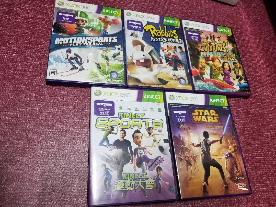 Xbox360 kinect games, Video Gaming, Video Games, Xbox on Carousell