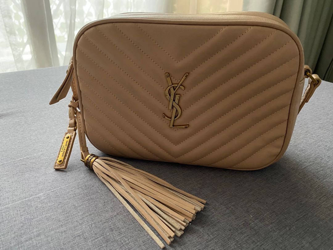 YSL Loulou camera bag beige, Women's Fashion, Bags & Wallets, Cross