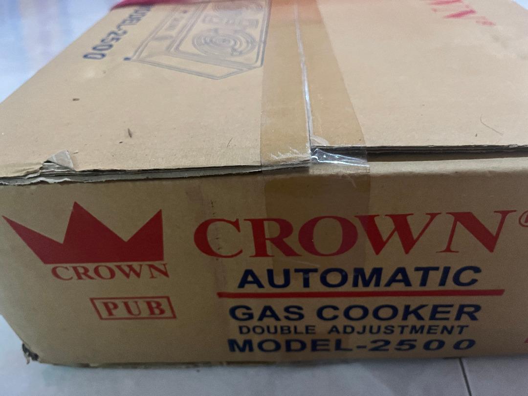2500 CROWN Tabletop Gas Cooker (PUB), TV & Home Appliances, Kitchen