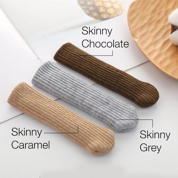 8pc Skinny Grey. Black. Brown. Chair Socks Chair Leg Floor Protector  Furniture Socks. 8 Pieces Per Set. SZC1162