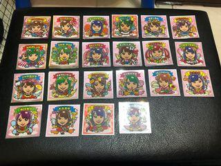 日本🇯🇵餅貼 AKB48 懷舊貼紙 仙魔大戰 聖鬥士星矢 同人